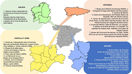 Patrimonio cultural del legado minero-energético en las zonas de estudio